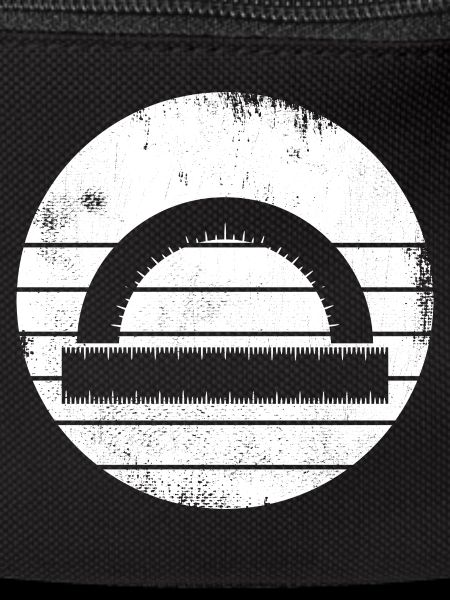 Semi-circular protractor