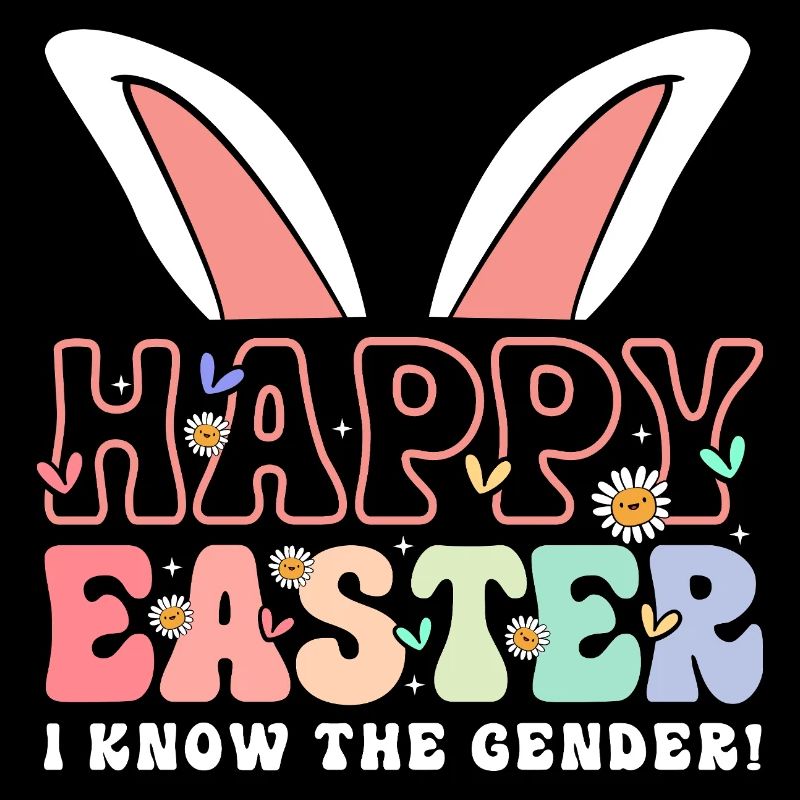 Gender Reveal Ostern Werdende Mutter