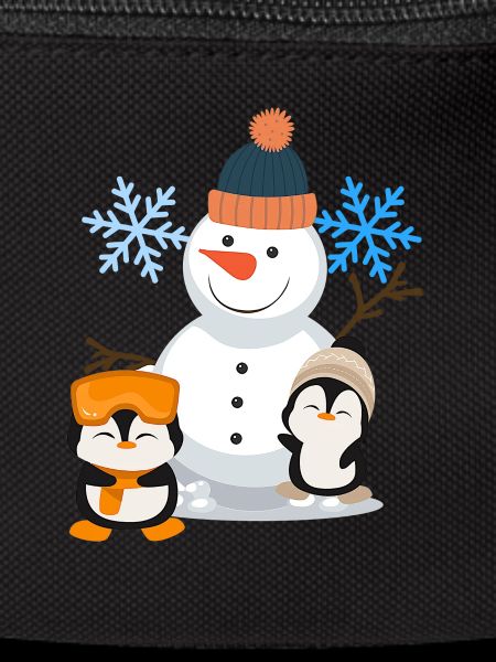 Winter Joy Snowman Penguins