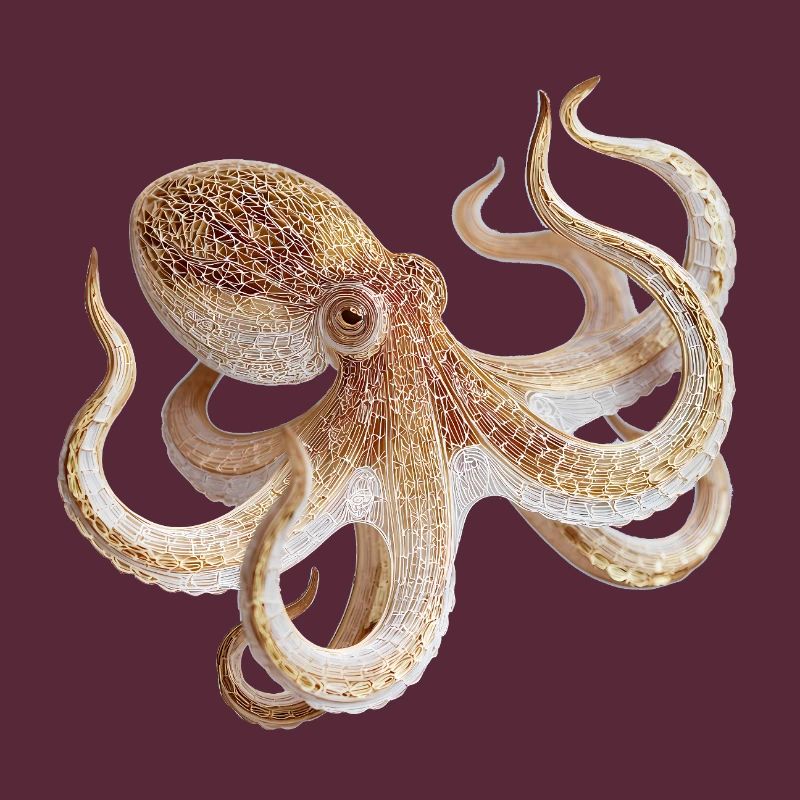 Octopus Net Pattern – Maritime Style