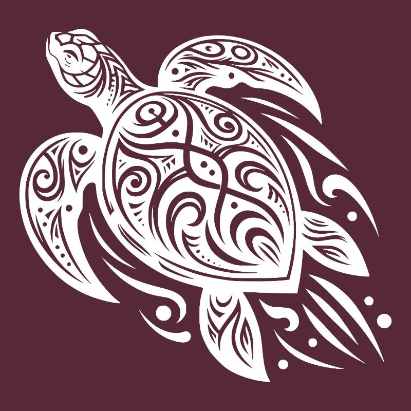 Tradition meets modern turtle tattoo