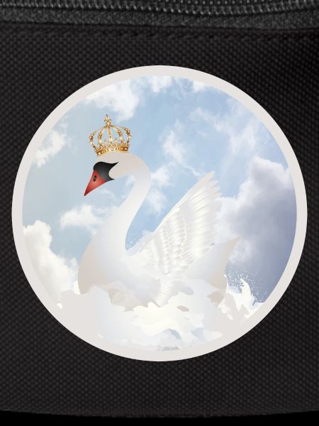 Royal Swan in the Clouds