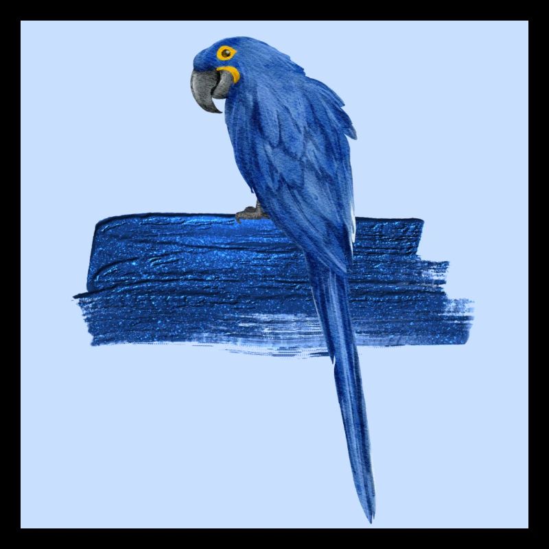Blauer Papagei