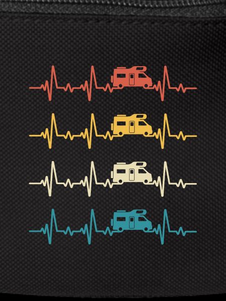 Retro Campervan Heartbeat Camping