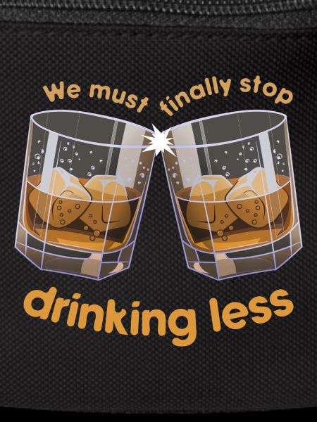 Cracking glasses Drink less
