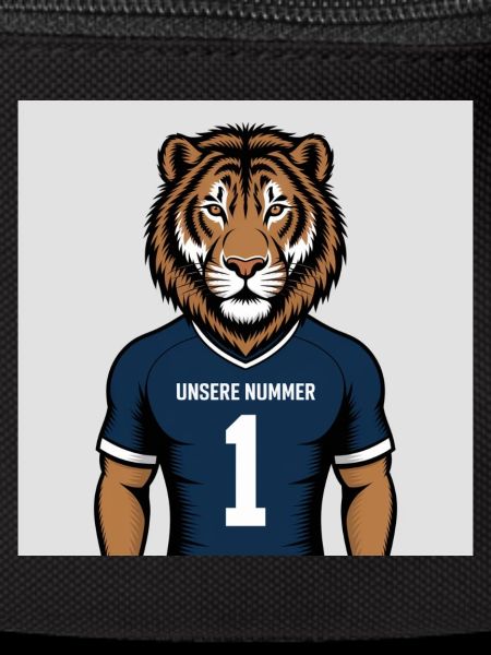 Tiger Mascot Jersey Print