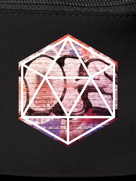 Geometrisches Graffiti-Prisma