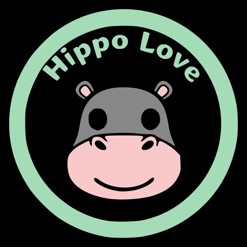 Hippopotamus Head Face Mask Smile
