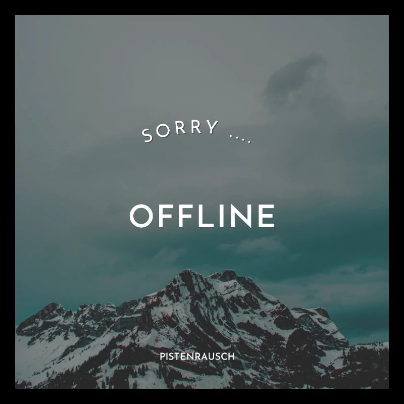 Offline in den Bergen