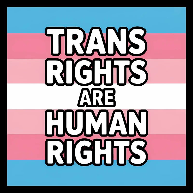 Trans-Rechte sind Menschenrechte – Pride Tee