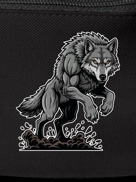 Werwolf Mighty Racing Maskottchen Wolf