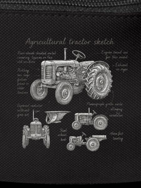 Agricultural Tractor Sketch