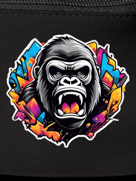 Gorilla Graffiti Glowing