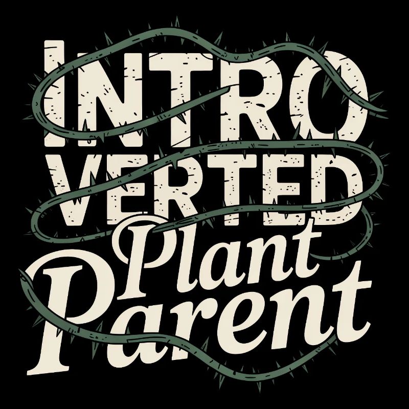 Parent de plante introverti
