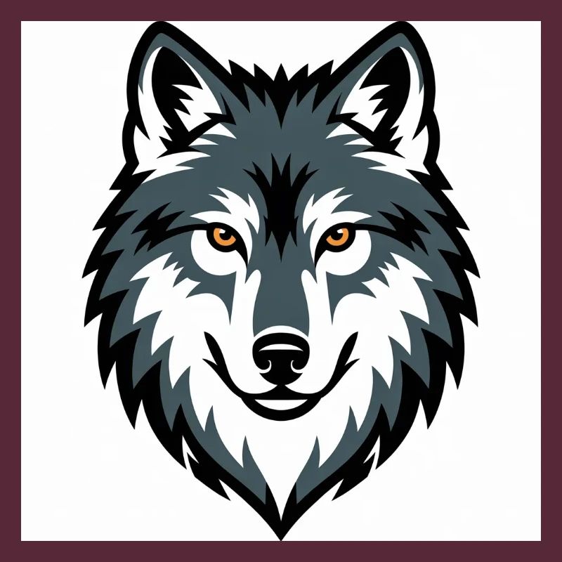Wolf Graphic Emblem