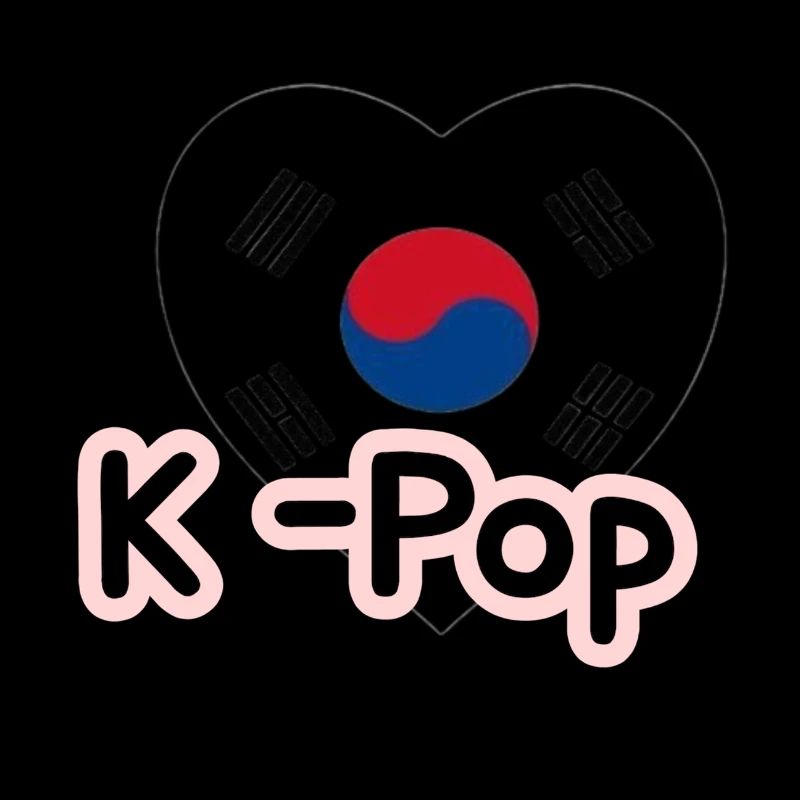 K-Pop Heart Taeguk Trigramm
