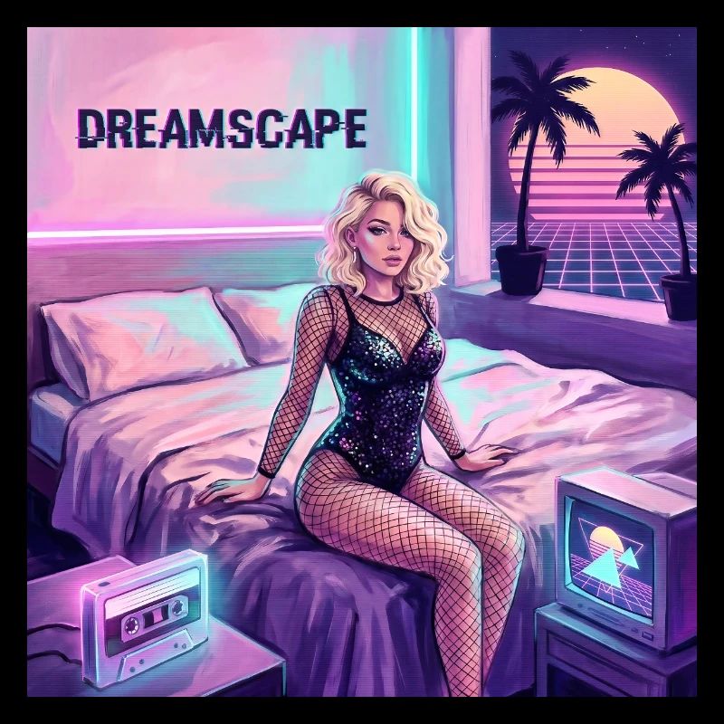 Traumlandschaft Neon-Diva