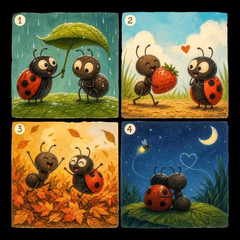 Ladybug und Ant: Ein süßer erster Moment