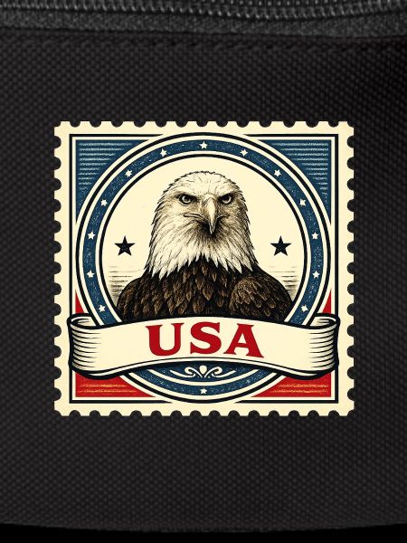 Patriotic Eagle Stamp