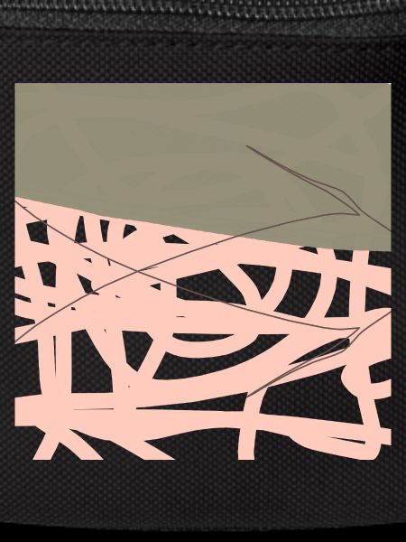 Rosé net on olive background