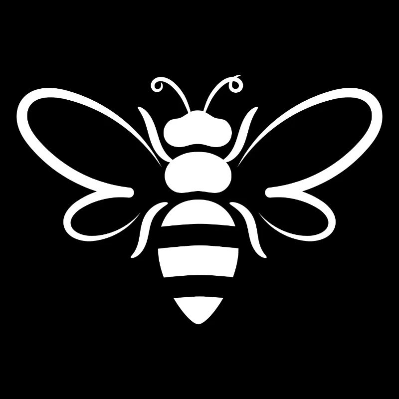 bee || Bee in white