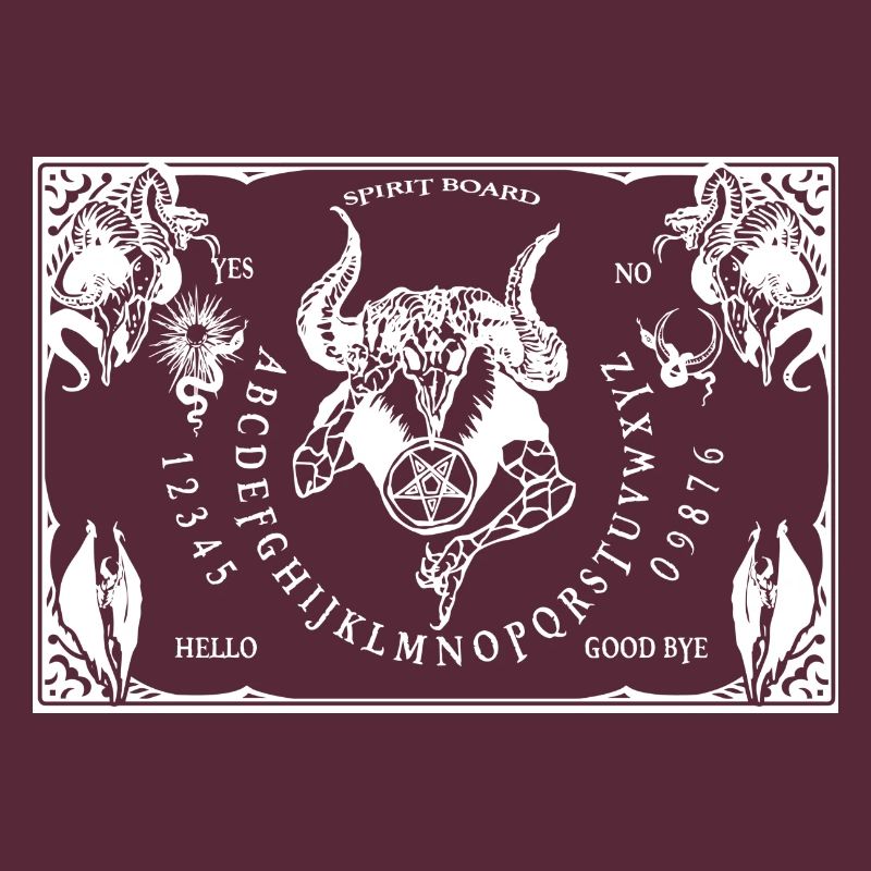 Spirit board & Planchette Halloween Devil
