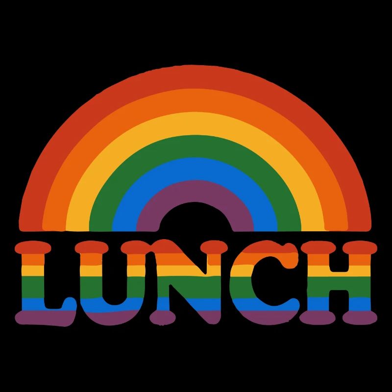LGBTQ Regenbogen Mittagessen - Bunte Pride