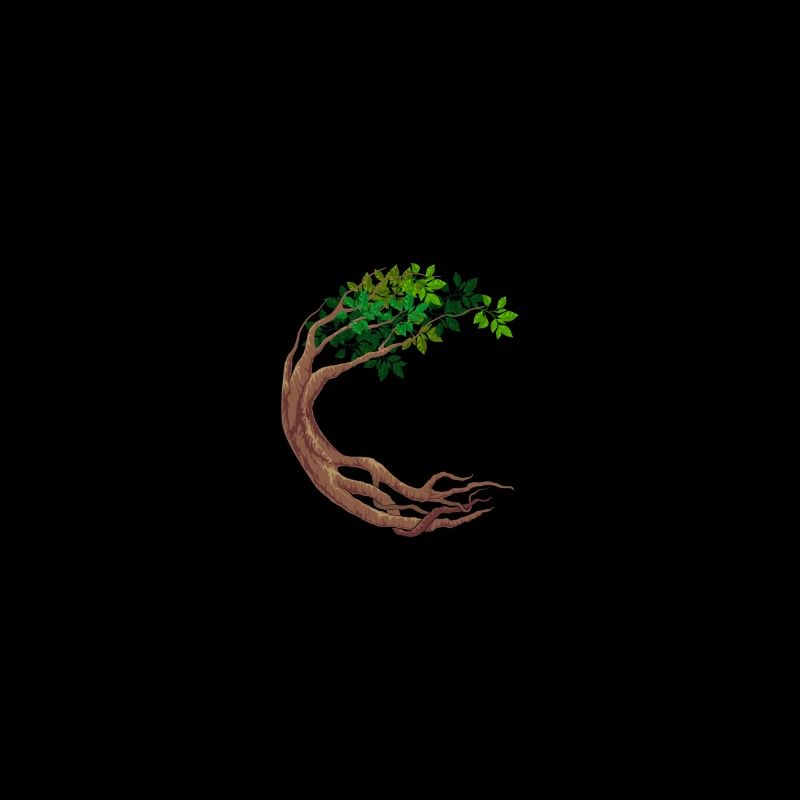 Arbre rond Arbre circulaire du monde
