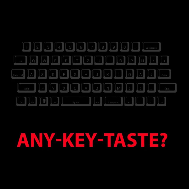Where is the Any Key button? Any Key