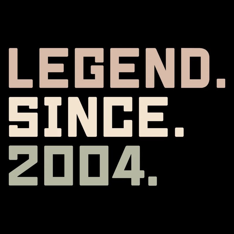 Legenden wurden im 2004 geboren Geschenkideen 2004