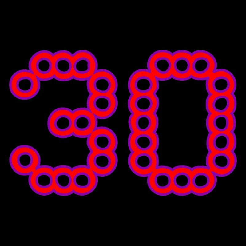 30. 30 ANS. 30e ANNIVERSAIRE. ANNIVERSAIRE 30 ANS.