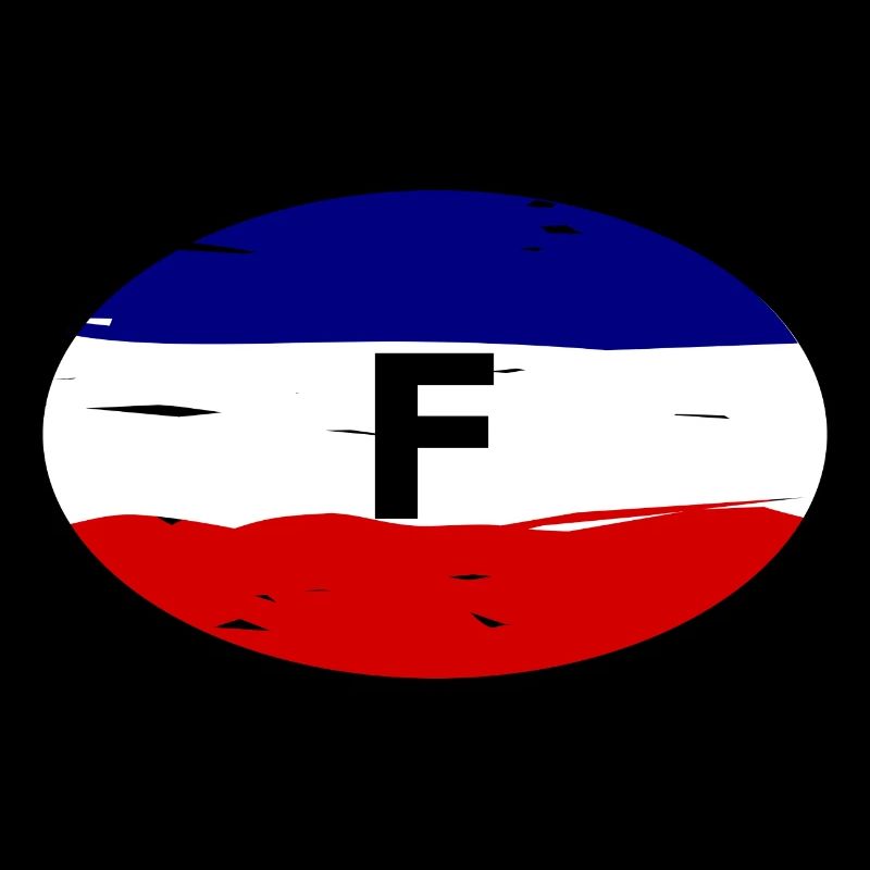 Frankreich Autoaufkleber