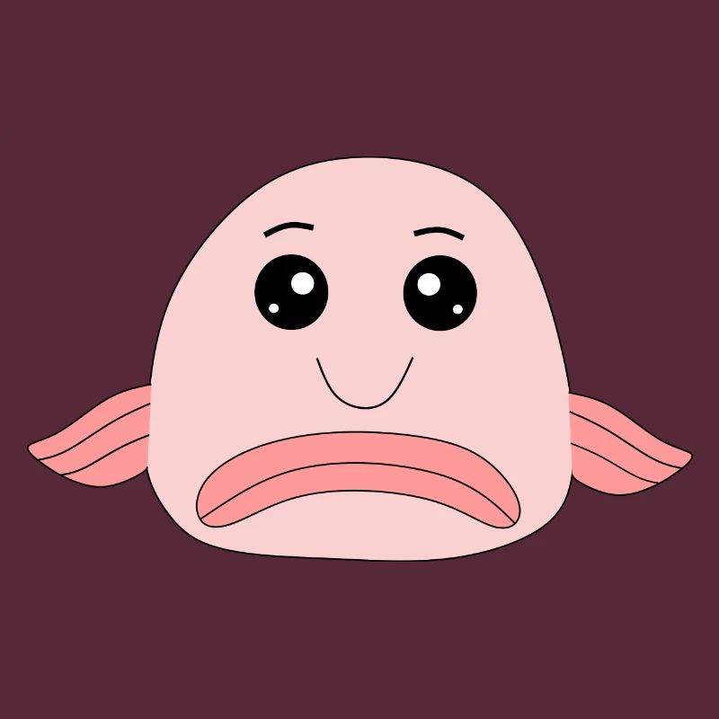 Blobfish fish comic ugly fish