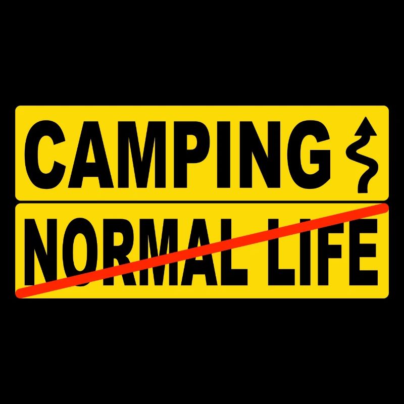 Camping normal life