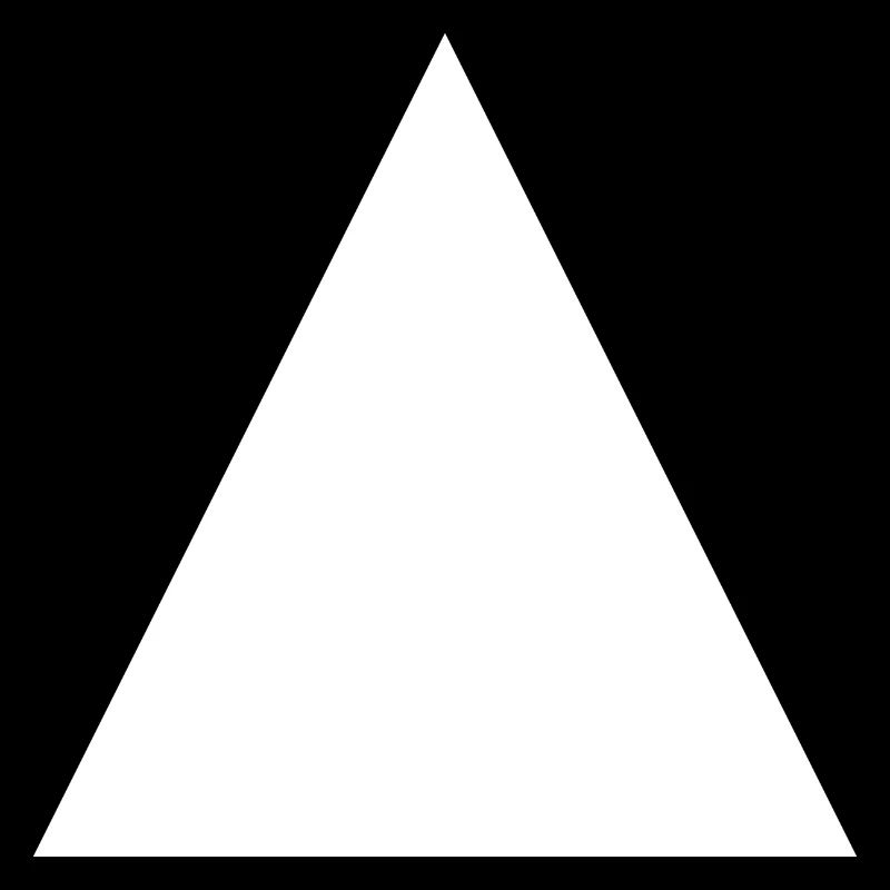 Triangle blanc