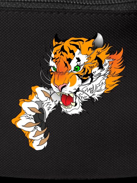 Tiger Kopf mit Pranke