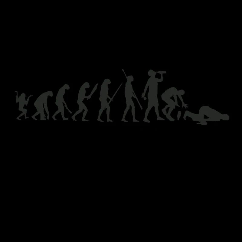 Bier – Shirt Evolution Trinken Geschenk