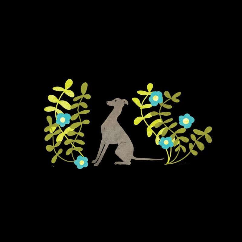 Carillon éolien avec des fleurs