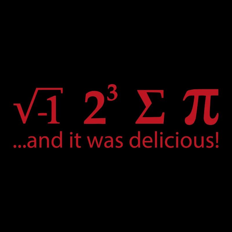 I ate some pie Pi Math Mathe Spruch Delicious