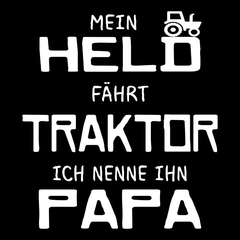 Held traktor papa Landwirt Geschenk Spruch