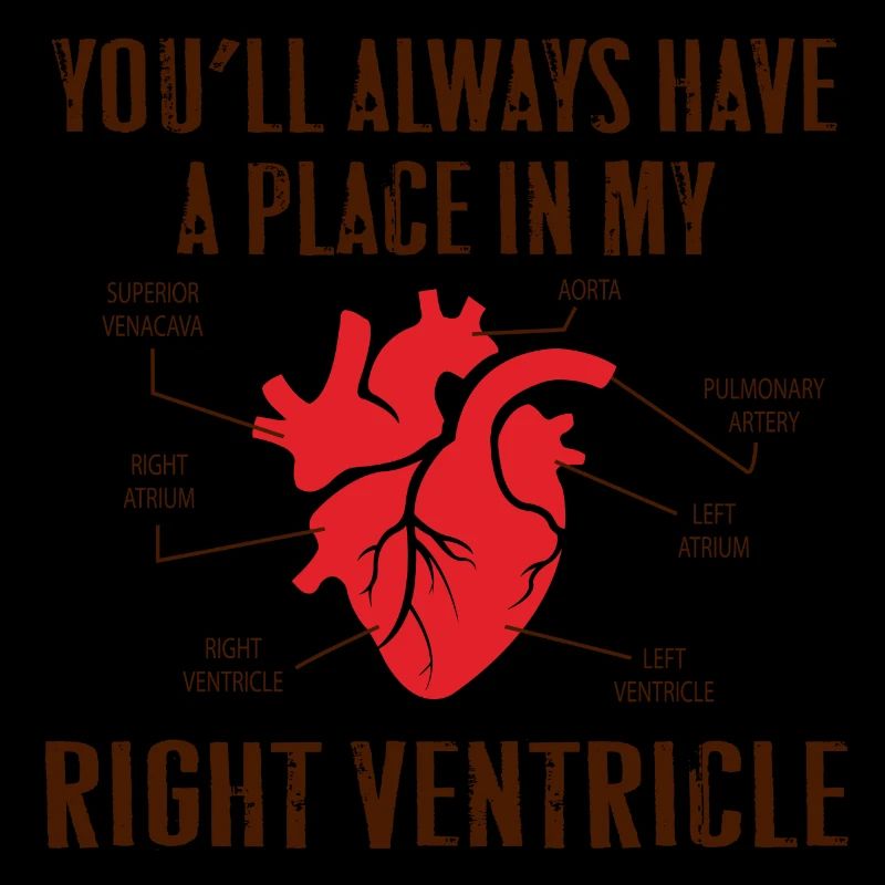 Right ventricle Arztberuf Doktor Geschenk
