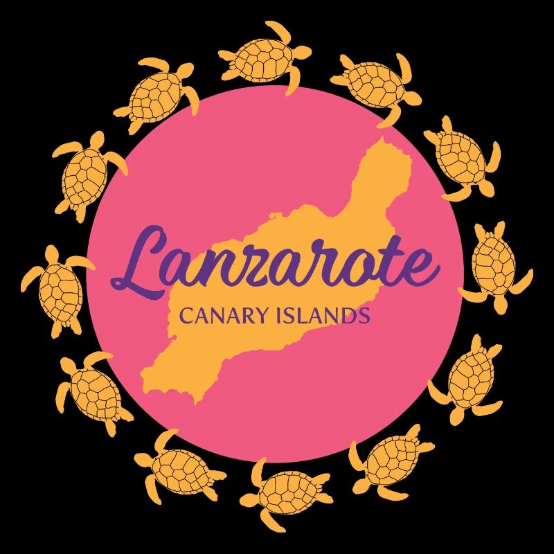 Lanzarote Canary Islands mit Schildkröten