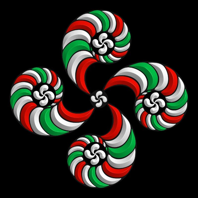 Lauburu Basque cross