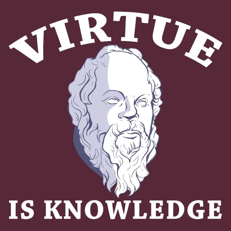 Virtue Is Knowledge Socrates Philosopher Bust