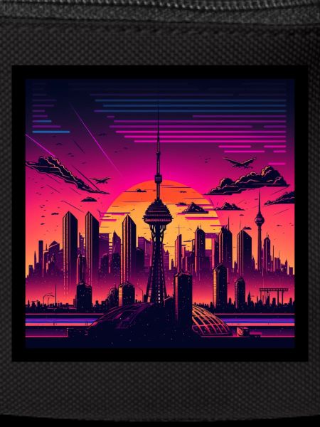 Skyline von Berlin im Abendlicht