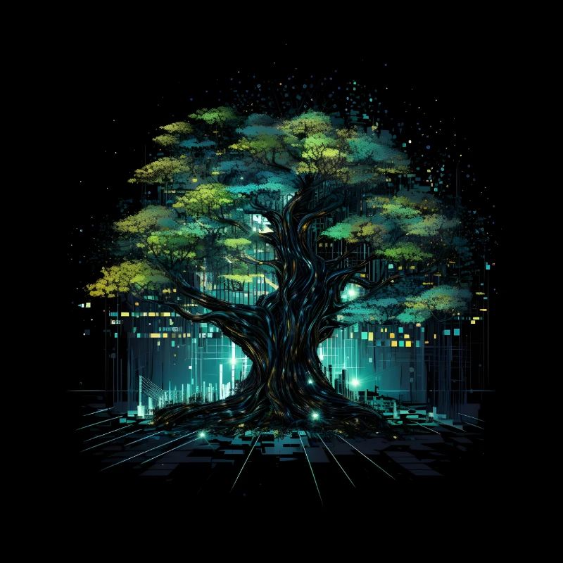 Lebensbaum Mit Technik