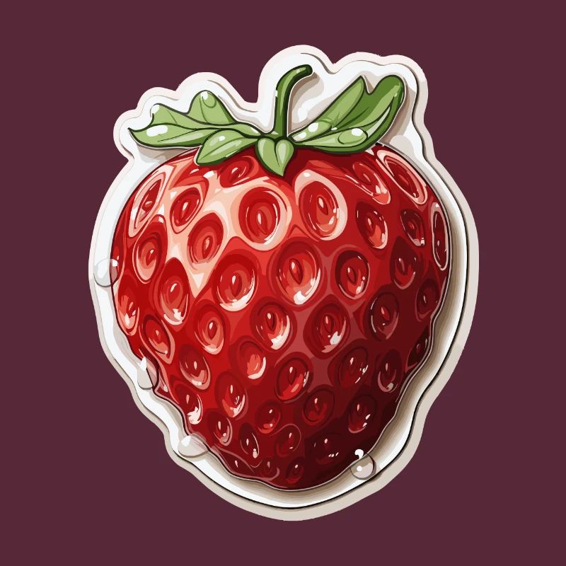 Erdbeere - Illustration