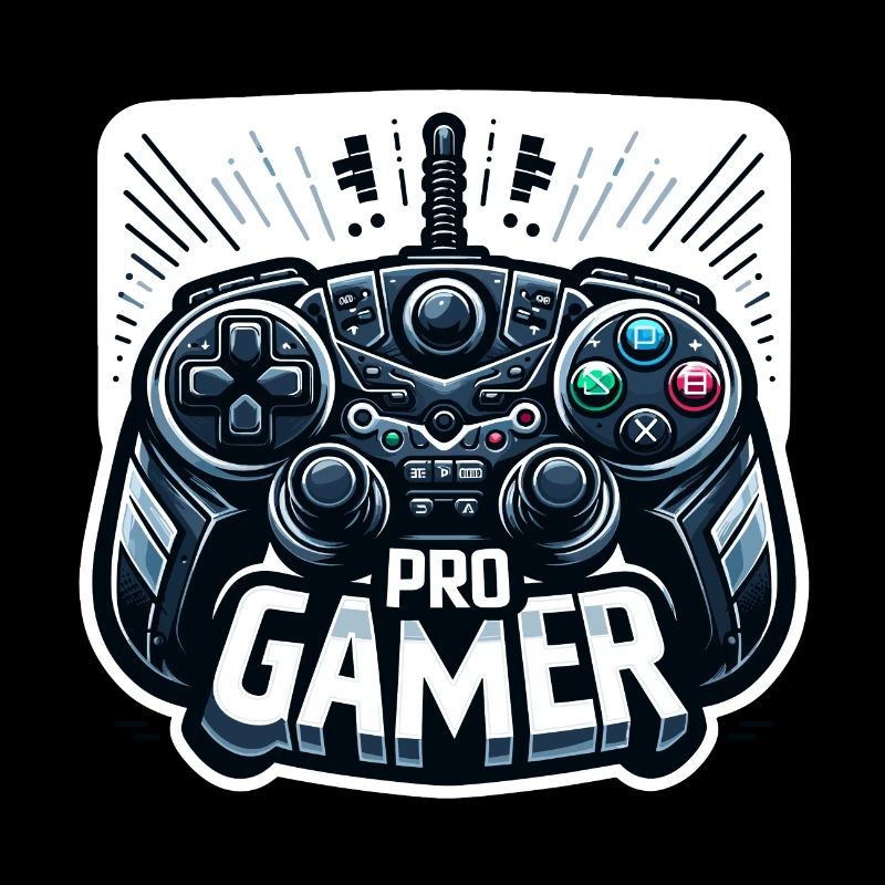 Pro Gamer - Controller Illustration