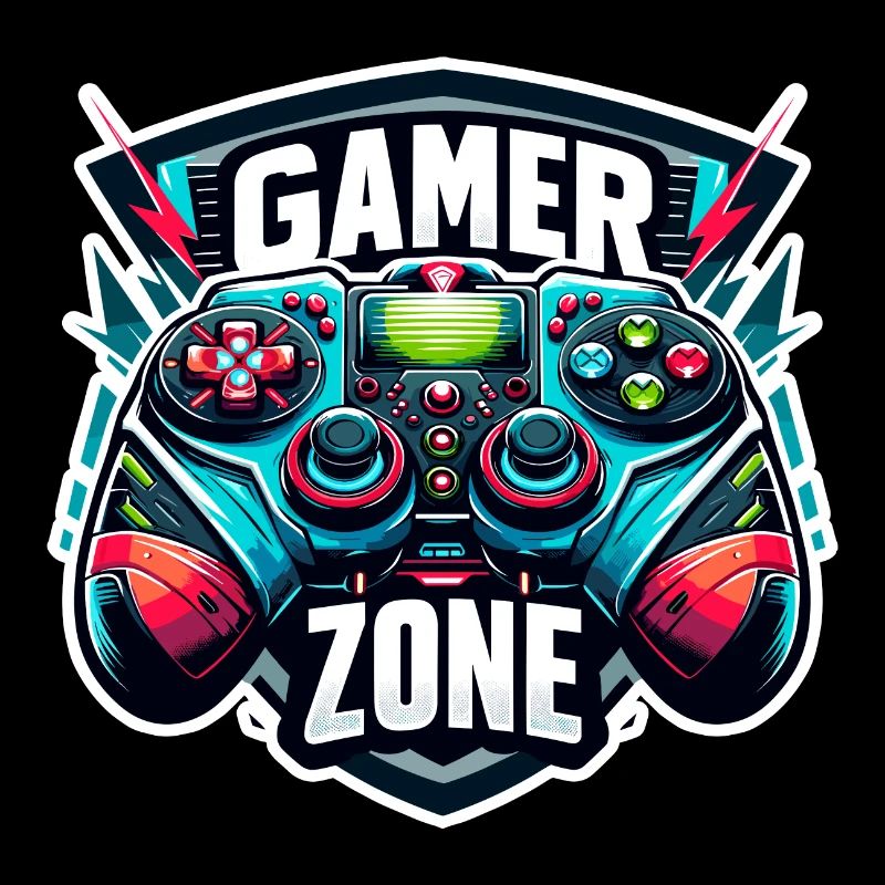Gamer Zone - Controller Illustration