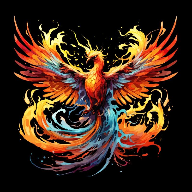Phoenix, Phoenix, Fire, Flames, Bird, Mythology